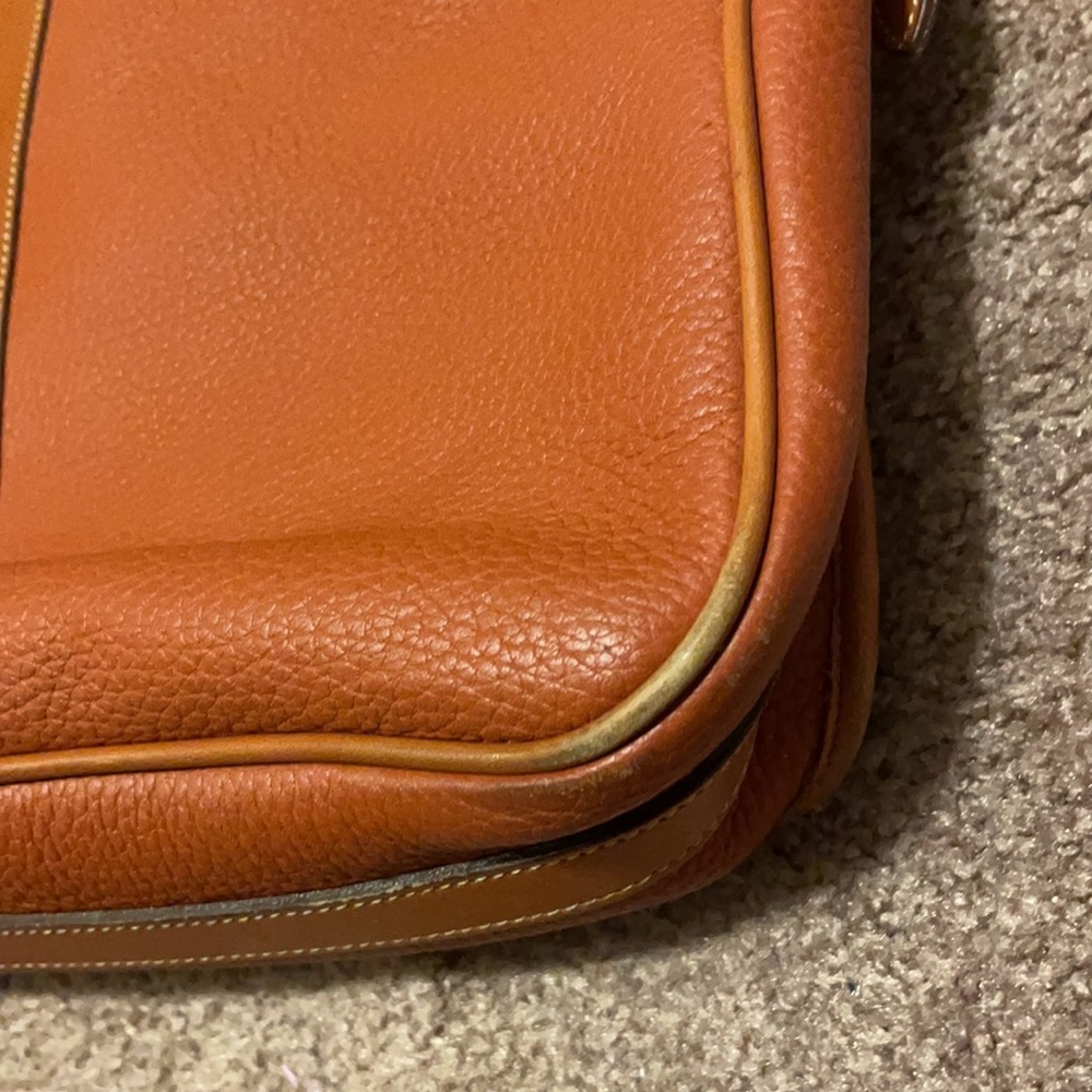 EVC Dooney & Bourke British Tan Briefcase - Picture 6 of 12